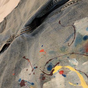 Custom Painted Levi's